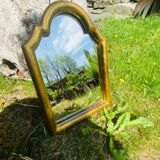 Old golden mirror