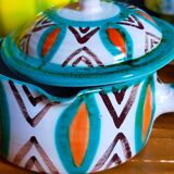 Ceramic fondue pot