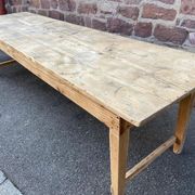 Table de ferme 300 cm en sapin 1900