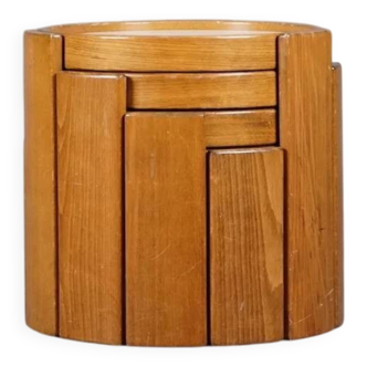 Table gigogne modèle 780 par Gianfranco Frattini pour Cassina