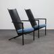 Paire de fauteuils postmodernes, années 1980