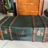 Old vintage travel trunk
