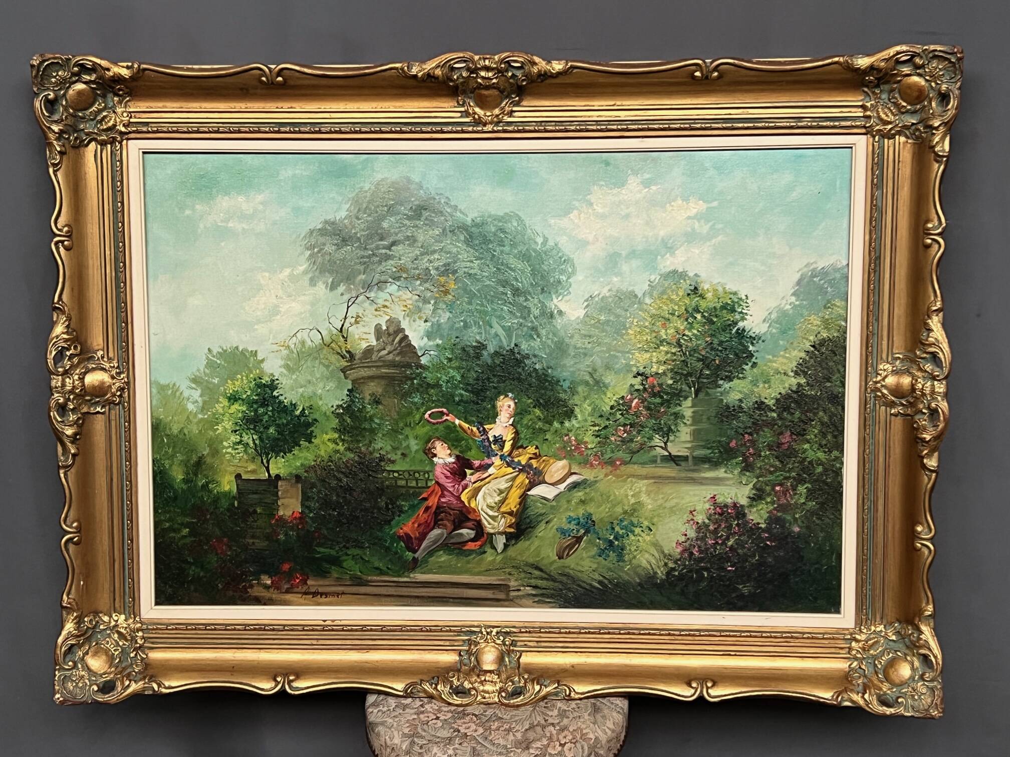 A.Desmet “Romantic scene”.