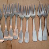 12 antique cake forks