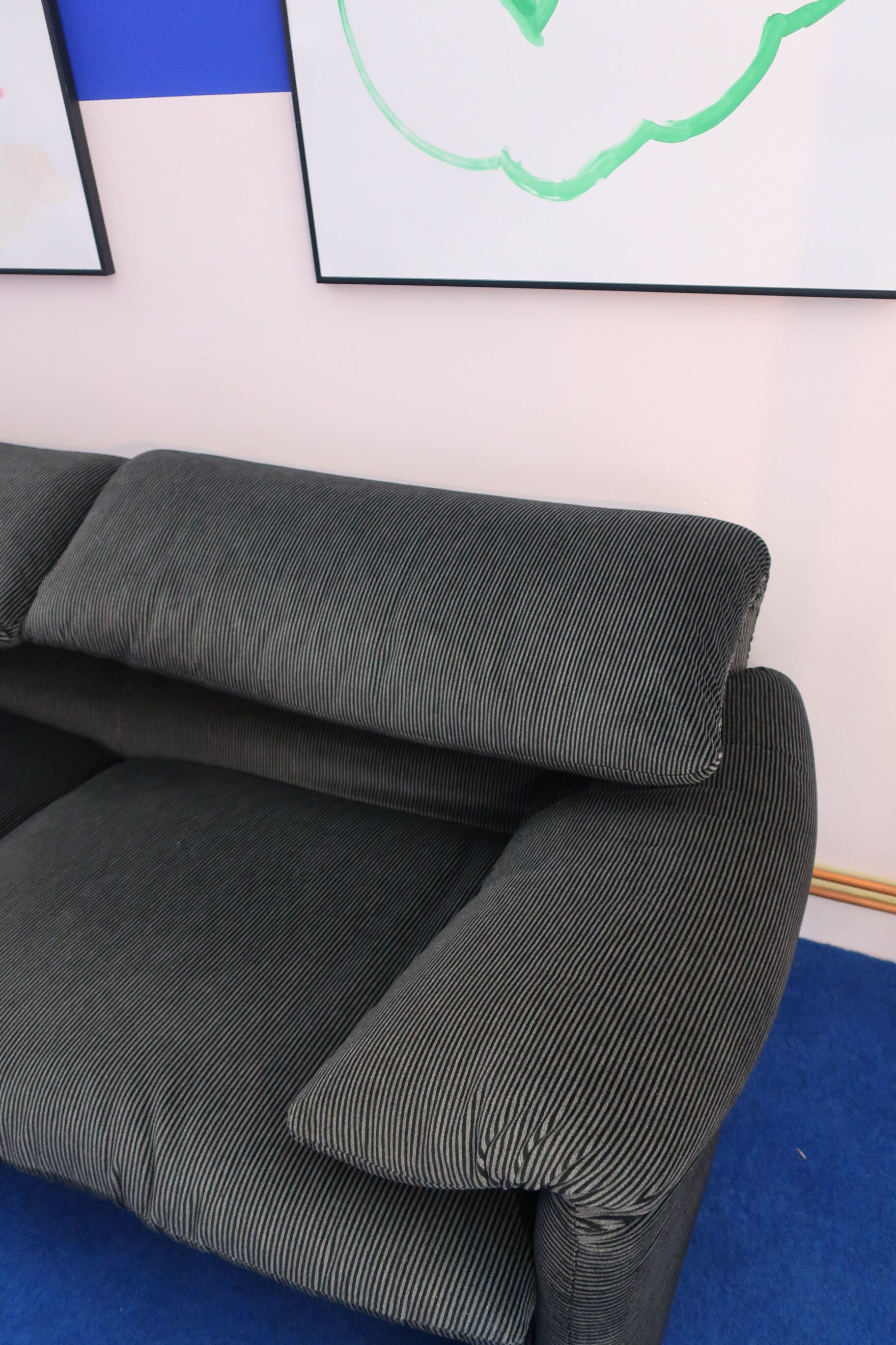 Maralunga sofa 2 seats Cassina edition 80s/90s