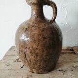 Small very old glazed jug