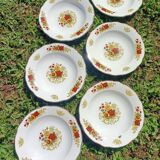 Soup plates x6 Digoin Sarreguemines 💐