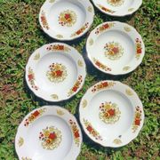 Assiettes creuses x6 Digoin Sarreguemines 💐