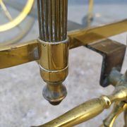 Golden brass cart