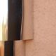 Chrome wall sconce Art Deco