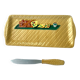 Slush cake dish + knife