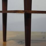 Scandinavian style coffee table from the 50s, rosewood & ceramic