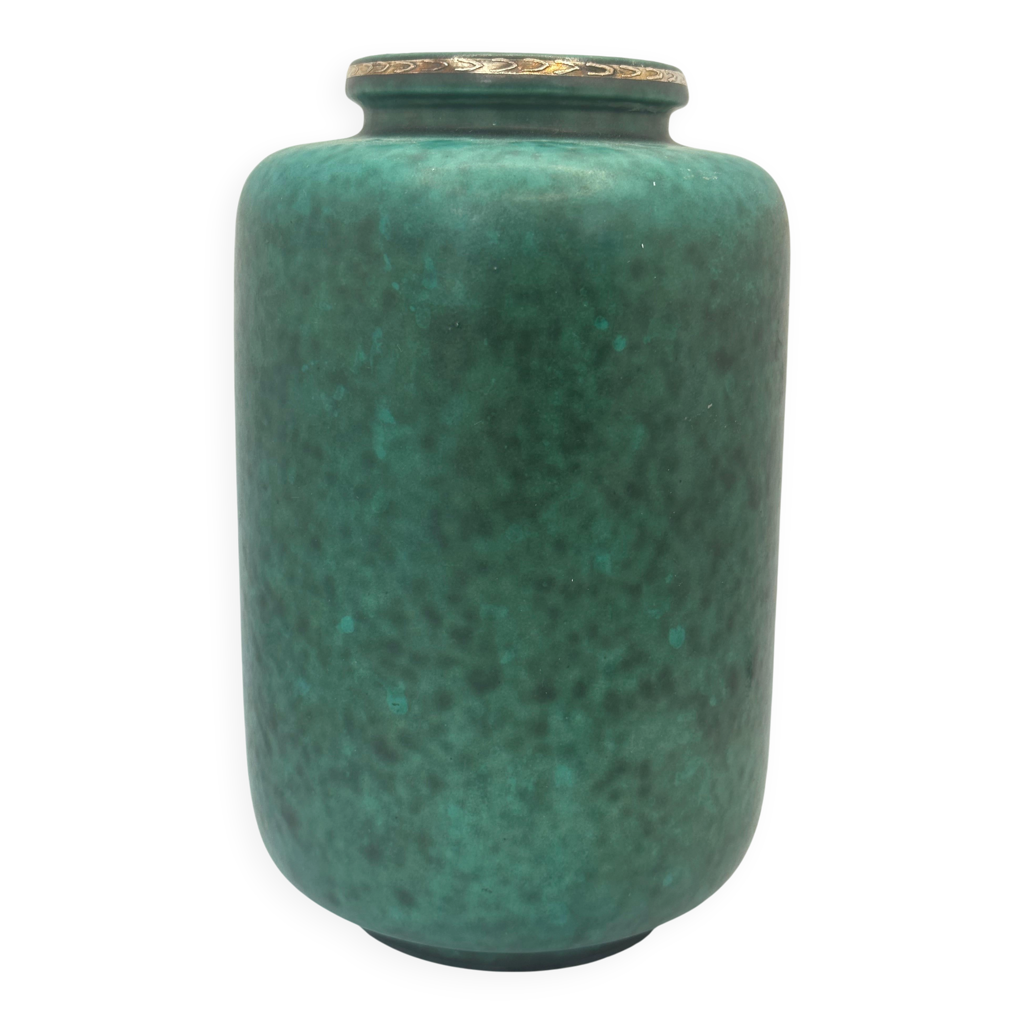 Argenta vase by Wilhem Kage for Gustavsberg, Sweden, 1950, signed
