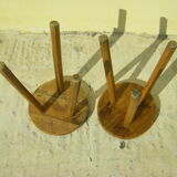 Pair of vintage decoration stools