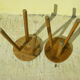 Pair of vintage decoration stools