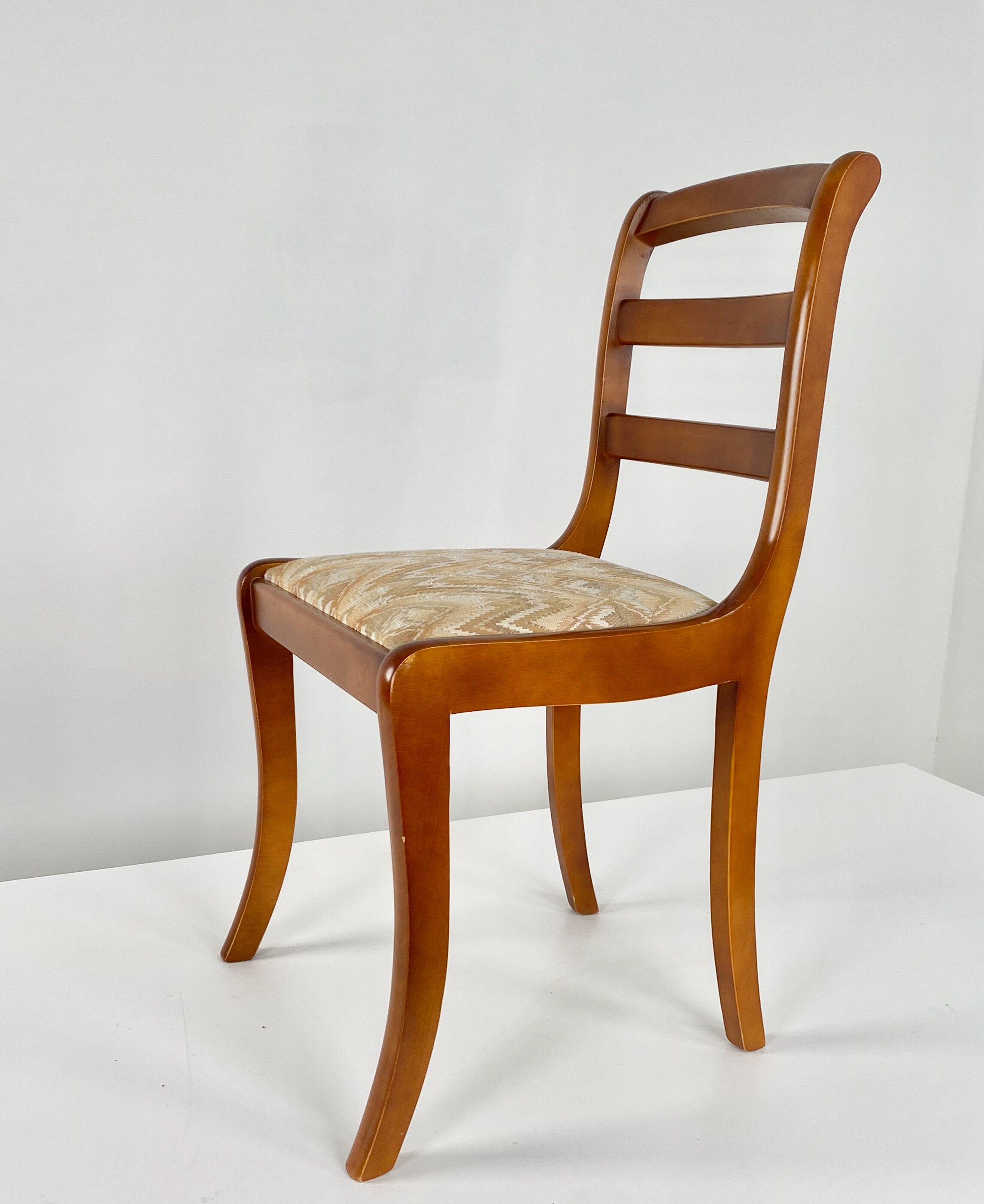 4 solid wood chairs