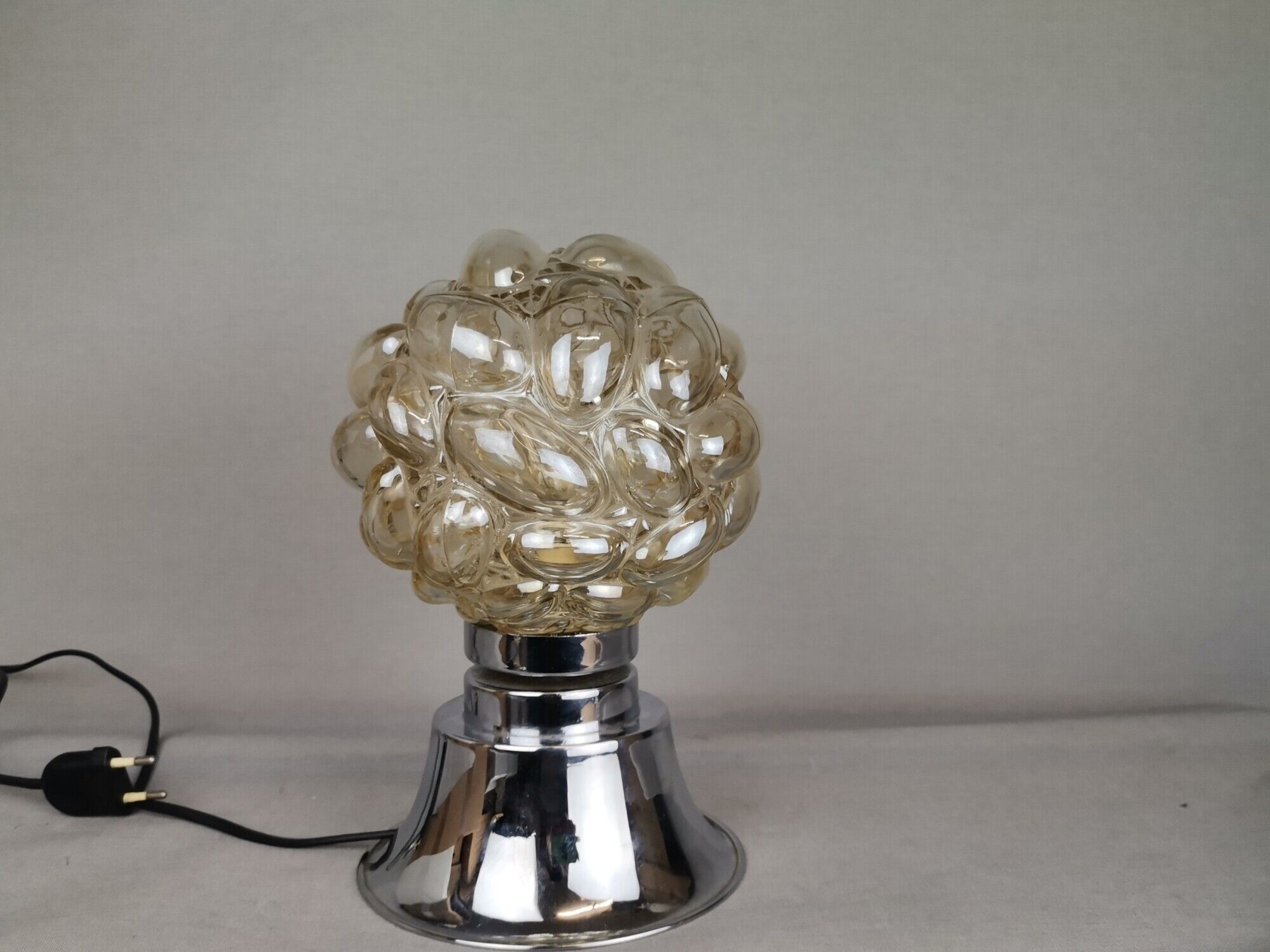 Mid century glass lamp