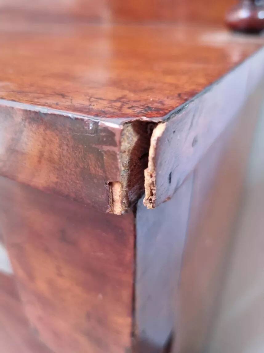 English buffet in mahogany