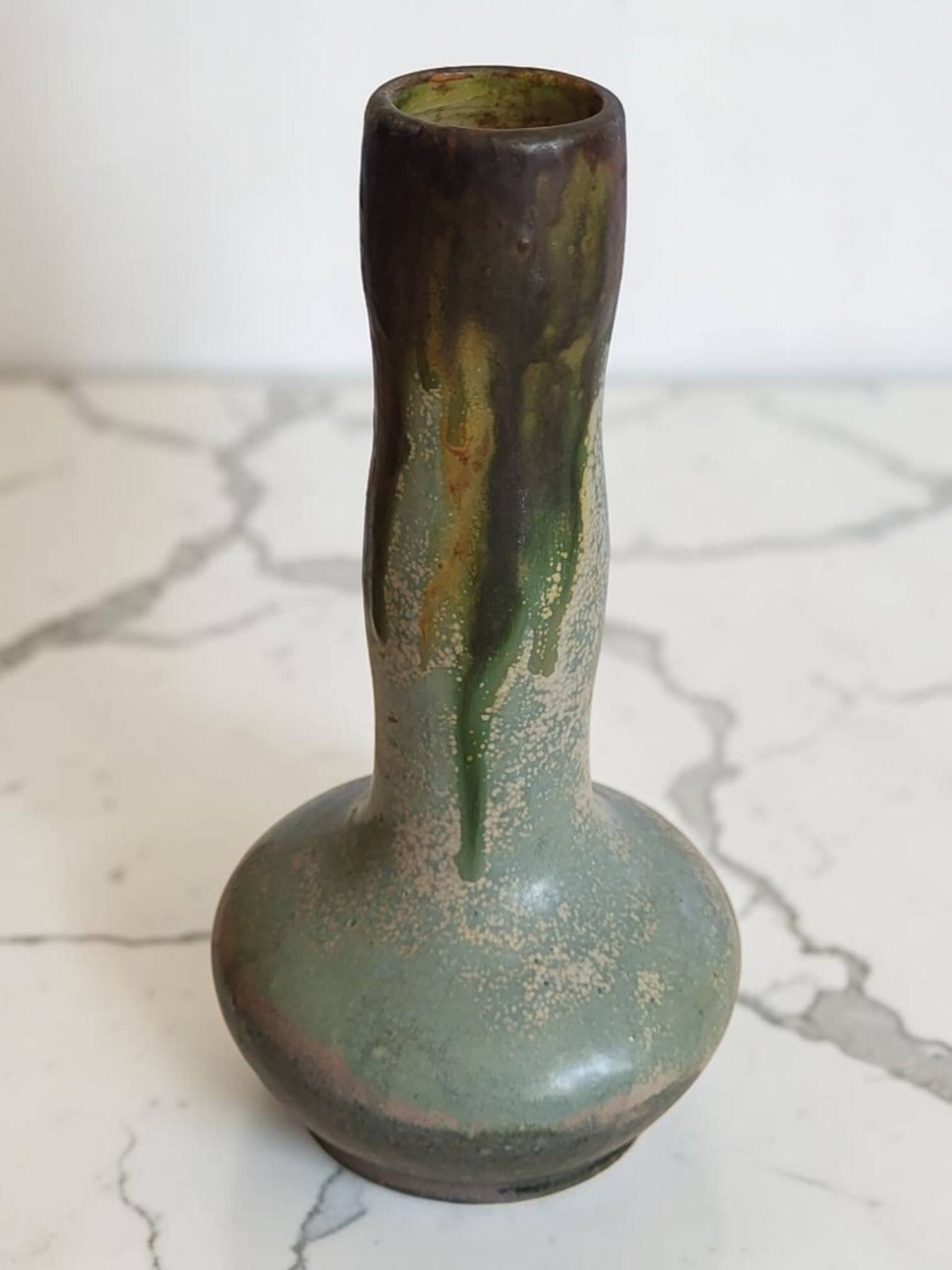 Lebret stoneware vase from Puisaye