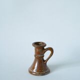 Bougeoir en grès émaillé 1970
