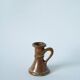 small enameled stoneware candle holder 1970