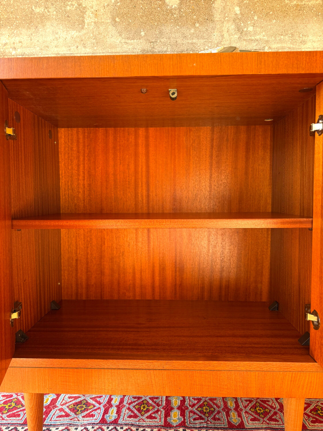 Vintage Scandinavian teak chest of drawers, 1960.