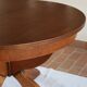 Extendable oak round table, Lübke, Germany 1960s