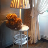 Bedside table with lamp