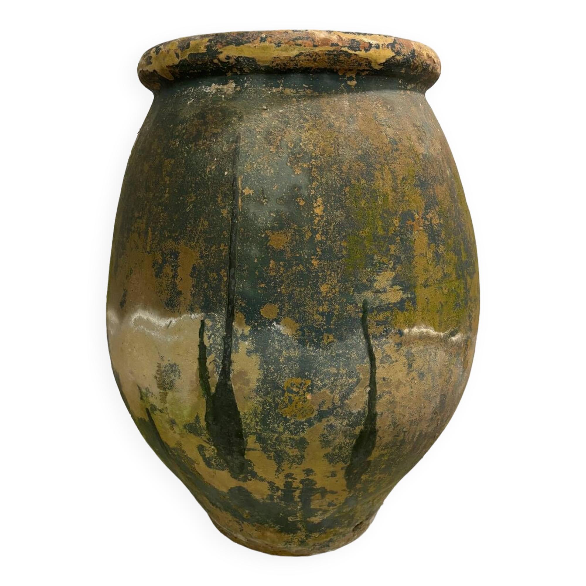 Large terracotta Biot jar