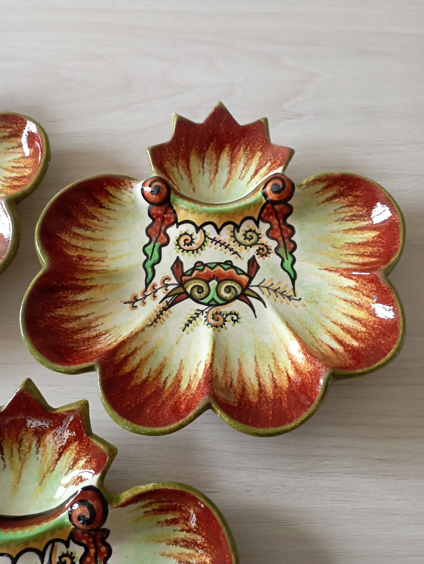 Paul Fouillen ceramic plates