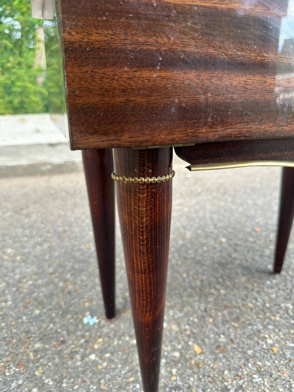 Mid-Century Modern bedside table Italian style Gio Ponti Paolo Buffa 1950