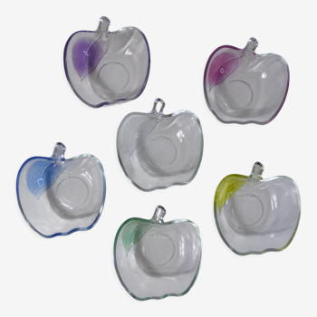 6 coupelles pomme apple color