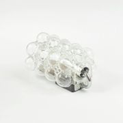 Pair of Mid-Century Bubble Glass Wall Lamps by H. Tynell for Limburg, 1960s