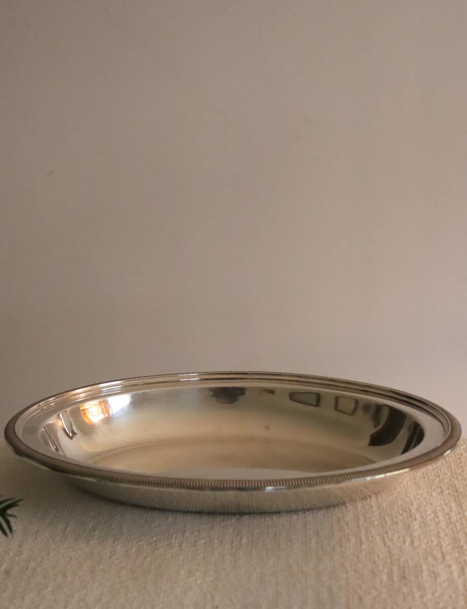 Christofle silver-plated vegetable dish