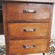 Modernist desk compass feet with drawer box