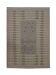 Khaki Brown Kilim Rug, Scandinavian Style Wool Flatweave Carpet
