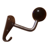 Vintage bakelite ball coat hook