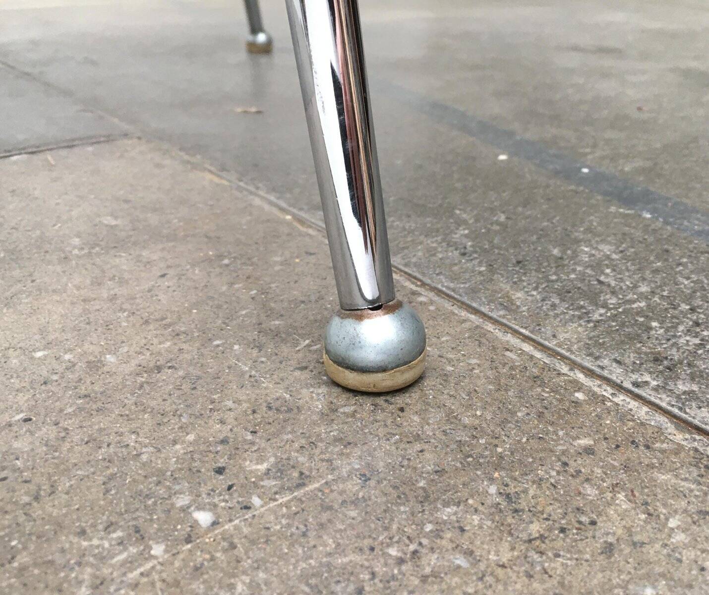 Mid-century German tripod coffee table for Mauser Werke Waldeck.