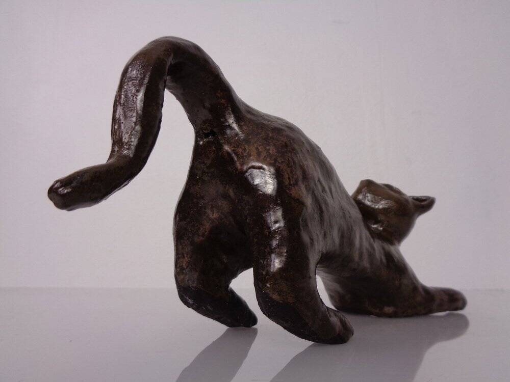 Large ceramic cat, Germany, 1960s