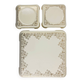 Trivet / Bottles Villeroy & Boch Gold Mettlach Saar 47-56