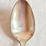 Lot 2 small silver spoons punched