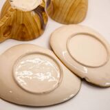 Set of 2 XL imitation wood cups Grandjean Jourdan Vallauris