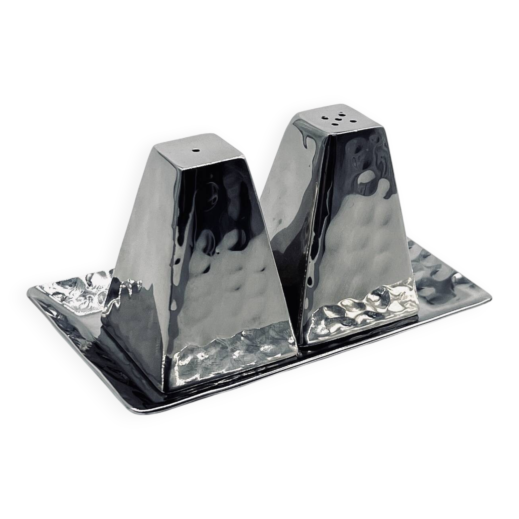 Salière et poivrière en inox