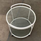 Postmodern Glass Side Table or Dessert Table