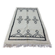 Handmade wool Berber rug 248 x 158 cm