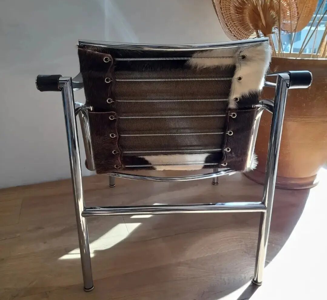 Armchair Le Corbusier Lc1 original pony skin