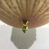 Bronze And Glass Paste Pendant Lamp