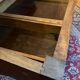 Antique French Writing Desk in Oak with Cabriole Legs, 1800s