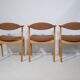 Danish Design Chairs 49B by ERIK KIRKEGAARD Oak 1960s