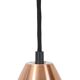 Mid-century cone pendant lamp / copper / aluminium / Danish modern design / 1960s
